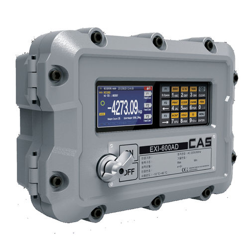 Ex-geschützter Wägeindikator - EXI series - CAS - mit LCD-Anzeige / einbaufähig / wasserdicht