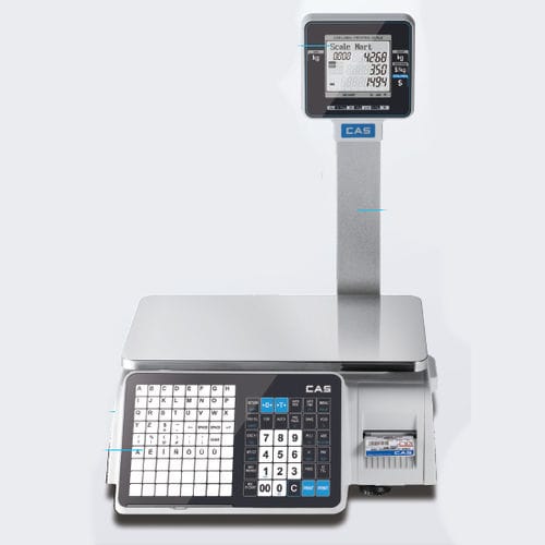 Waage für POS - CL3000 - CAS - mit LCD-Display / für Nahrungsmittel / Benchtop