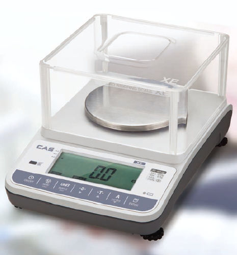 Labor-Mikrowaage - XE series - CAS - mit LCD-Display / kompakt / Präzision