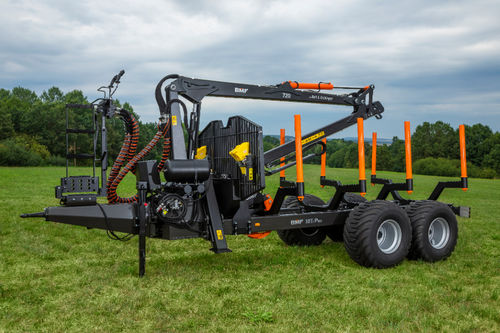 Anhänger für Holz - BMF 10T2 Pro - BMF - Tandem / angehängt / für Forstwirtschaft