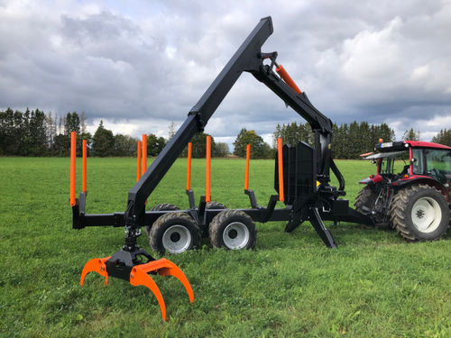 Anhänger für Holz - BMF 18 HD - BMF - Tandem / angehängt / für Forstwirtschaft