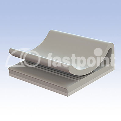 Clip für Kabel - 2514CC11AS - Fastpoint Srl - PVC / aus PA / Polyethylen