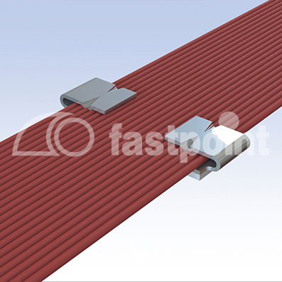Clip für Flachkabel - 760 series - Fastpoint Srl - Polyethylen / Aluminium / Befestigung