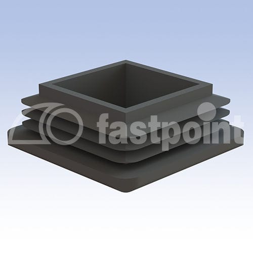 Quadratischer Stopfen - 95 series - Fastpoint Srl - Gewinde / Polyethylen mit niedriger Dichte (LDPE) / für Rohre