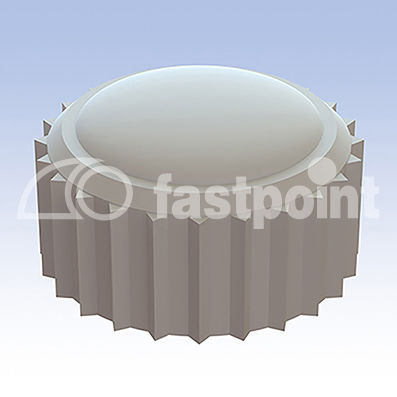 Gerändelte Mutter - 104 series - Fastpoint Srl - Kunststoff