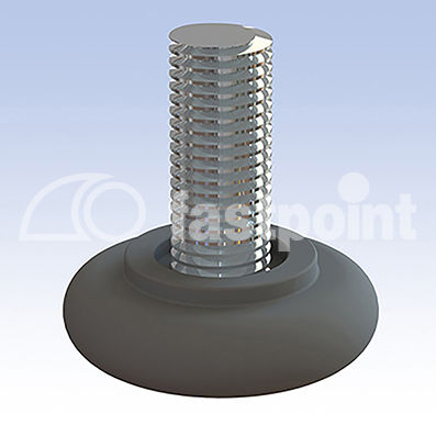 Maschinenfuß - 12214EA01FS - Fastpoint Srl - Kunststoff / Eisen / Nivellier
