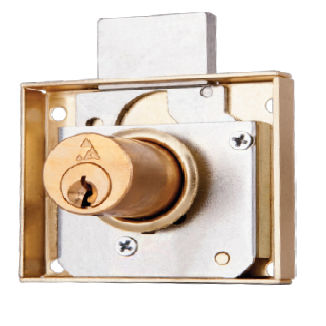 Schloss mit Schlüssel - DL-02 - Ahram security group - Schubladen / für Holzmöbel / Messing