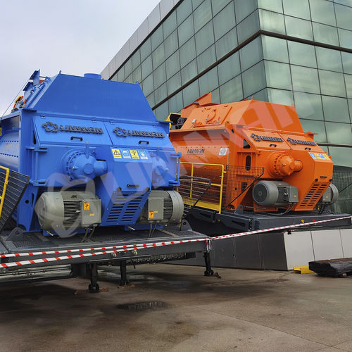 Mobiler Betonmischer - UMIX TS series - Umman Concrete Batching Plants - automatisch / horizontal / 2-Achs