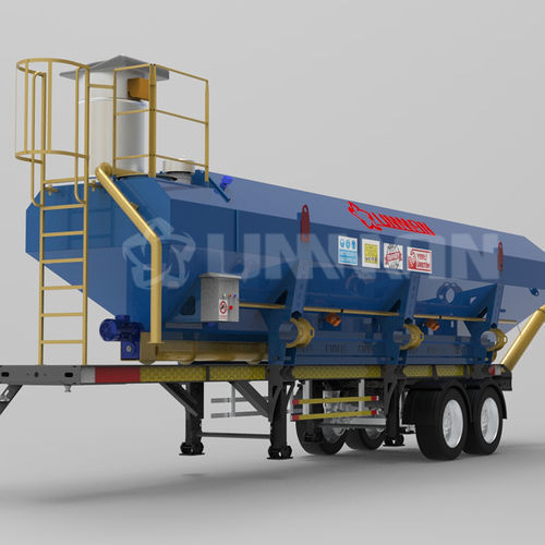 Horizontaler Silo - Umman Concrete Batching Plants - für Zement / Edelstahl / für Betonfertigteilwerk