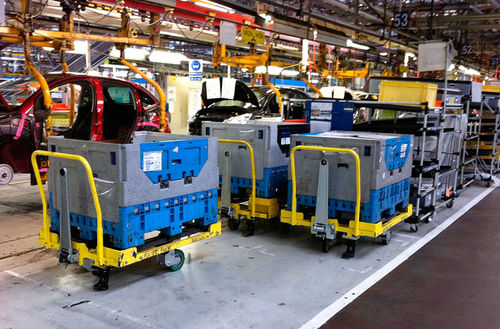 Transportwagen für Behälter - Coutier Industrie - für Transport