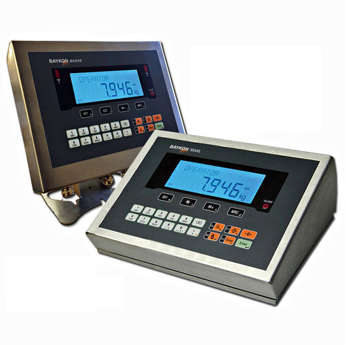 Digitaler Wägeindikator - Baykon BX24 - AWM Ltd - wandmontiert / IP67 / Edelstahl