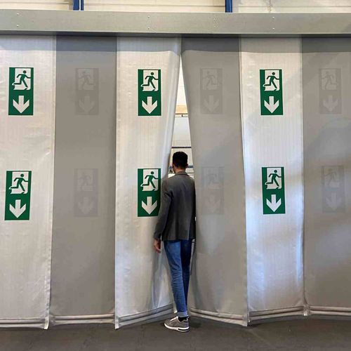 Stoff-Streifenvorhangtür - Stripecoil - STOBICH FRANCE