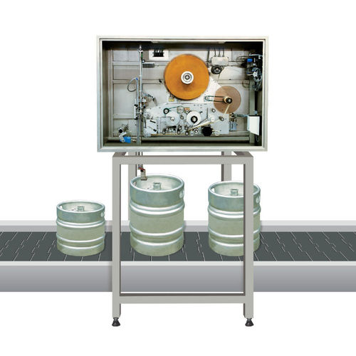 Automatische Etikettiermaschine - 510 TK - LOGOPAK FRANCE - für Fässer