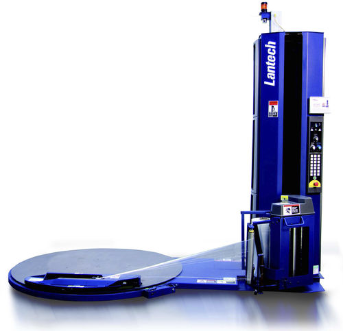 Stretchwickler mit Drehteller - Q-300XT - LANTECH - halbautomatisch / für Pakete / für Fertigprodukte