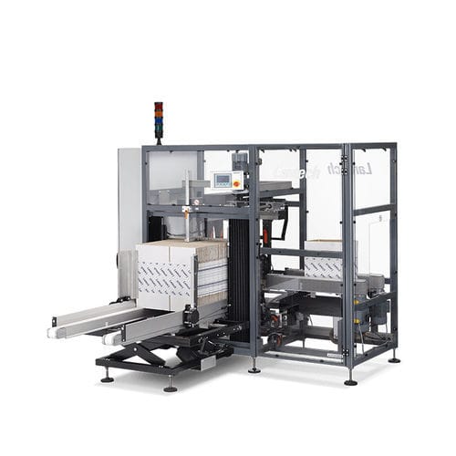 Automatischer Kartonaufrichter - C-2000 - LANTECH - Hotmelt-Klebstoff / mit Klebeband
