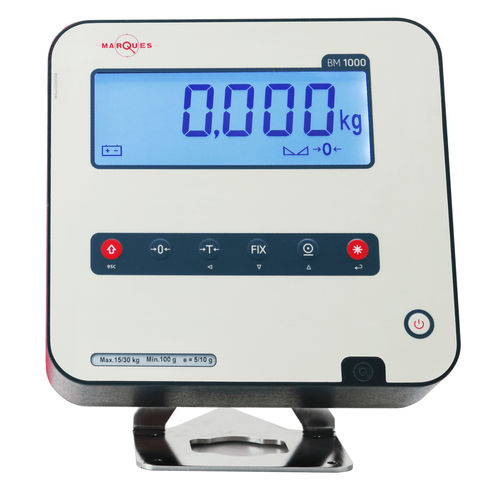 Wägeindikator mit LCD-Anzeige - BM1000P series - Balancas Marques Jose Pimenta Marques Lda. - Benchtop / IP54 / RS-232