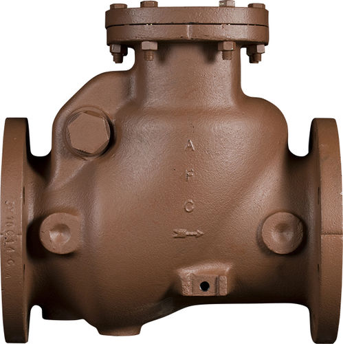 Klappenrückschlagventil - 52-SC series - American Flow Control - für Wasser / Ablauf / Bronze
