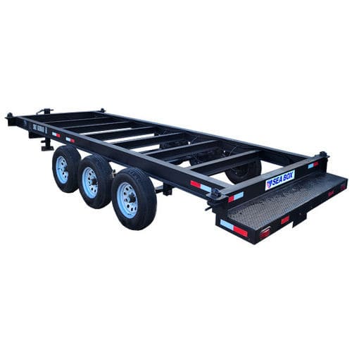 Anhänger für Containertransport - SB485 - Sea Box - für leere Behälter / 3-Achsen