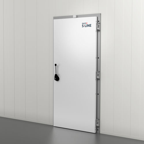 Tor mit Scharnier - VD-1815 - Salco Industrial Doors - Aluminium / Gummi / für den Innenbereich