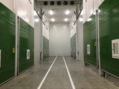 Vertikal-Schiebetür - KHG-1810 - Salco Industrial Doors - Aluminium / anodisiertes Aluminium / Gummi