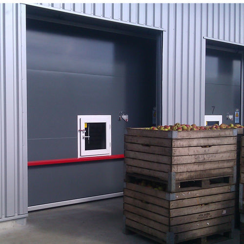 Schiebetür - NI-1610 - Salco Industrial Doors - Aluminium / anodisiertes Aluminium / Glasfaser