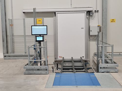 Schiebetür - AL-VK - Salco Industrial Doors - Aluminium / anodisiertes Aluminium / Gummi