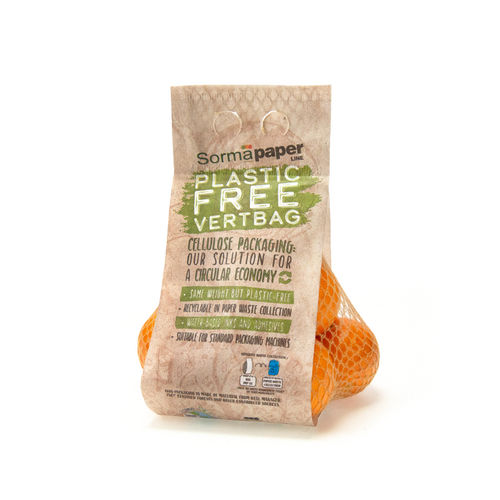 Verpackungssack - Paper Vertbag - Sorma S.p.A. - gewebt / Netz / Papier