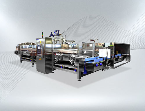 Elektrischer Pasteurisierer - Tecnofrutta s.r.l. - für die Lebensmittelindustrie / zur Wärmebehandlung / kontinuierlich