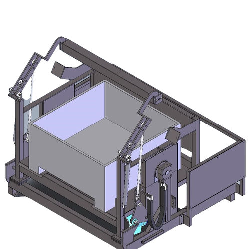 Palox-Entleerer / für die Lebensmittelindustrie - Alutec Food CAMPESATO® - frontal gekippt / automatisch
