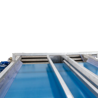 Bandförderer - NAS - Alutec Food CAMPESATO® - horizontal / gerade / für Materialumschlag
