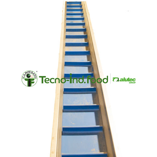 PVC-Förderband - NEL - Alutec Food CAMPESATO® - Edelstahl / Prozess / für Gemüse