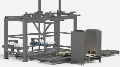 Palettierer für Kunststoffkisten - Alutec Food CAMPESATO® - automatisch / kartesisch / für die Lebensmittelindustrie