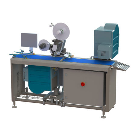 Automatische Etikettiermaschine - GLM-B-S series - TopControl GmbH - zur Oberseitenetikettierung / zur Unterseitenetikettierung / für die Lebensmittelindustrie