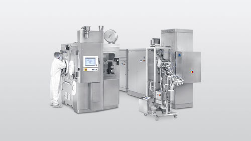 Automatisierte Füllmaschine - Modu-C series - HOEFLIGER - Gehäuse / für Flüssigkeiten / für staubförmiges Gut