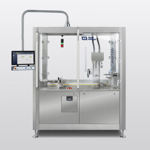 Halbautomatische Montagemaschine - HOEFLIGER - für die Medizintechnik / linear