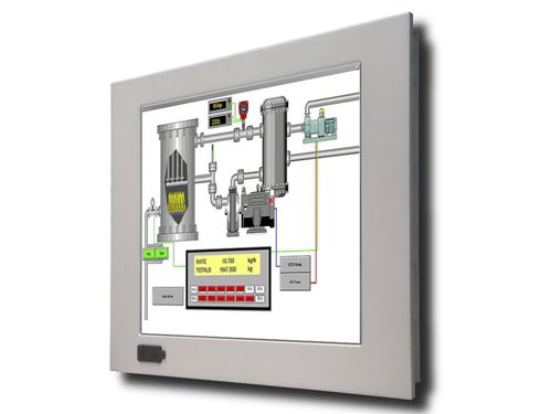 Monitor mit resistivem 5-Draht-Touchscreen - PML012 - PANEL Srl - TFT / LCD / Industrie