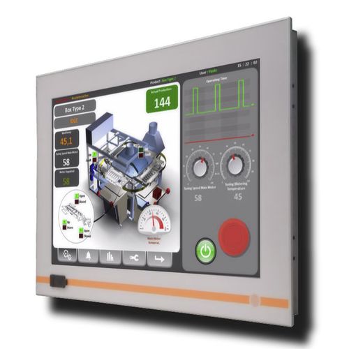 Panel-PC / mit resistivem 5-Draht-Touchscreen - PSQ122 - PANEL Srl - mit LED-Rückbeleuchtung / LCD / TFT LCD