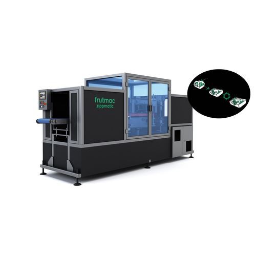 Halbautomatische Verpackungsmaschine - Zippmatic - FRUTMAC SRL - kontinuierlich / für Karton / für die Lebensmittelindustrie