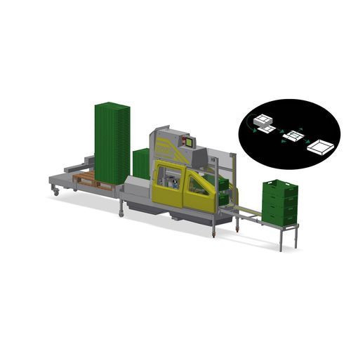 Automatischer Kartonaufrichter - Boxer+ - FRUTMAC SRL - für die Lebensmittelindustrie