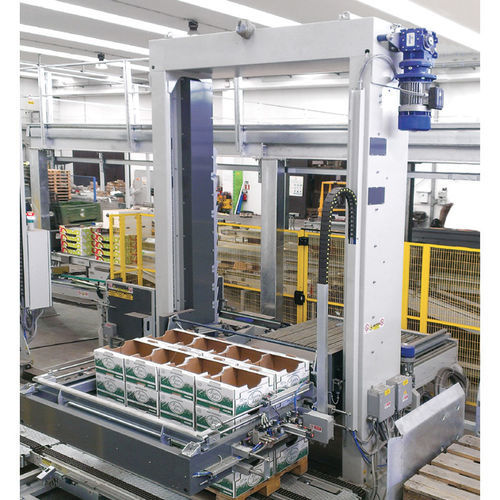 Portalpalettierer - ICOEL S.r.l. - für Kisten / automatisch / für die Lebensmittelindustrie