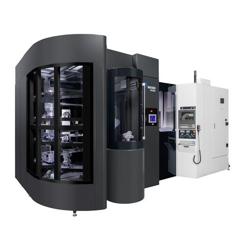 CNC-Bearbeitungszentrum / 5-Achs - DA300 Automation Package - MAKINO Milling Machine - vertikal / mit integriertem Palettenwechsler / Hochgeschwindigkeit