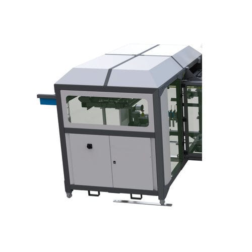 Deckelaufsetz- und -versiegelmaschine / für Säcke - Manter International b.v. - automatisch / für Gemüse / für Obst