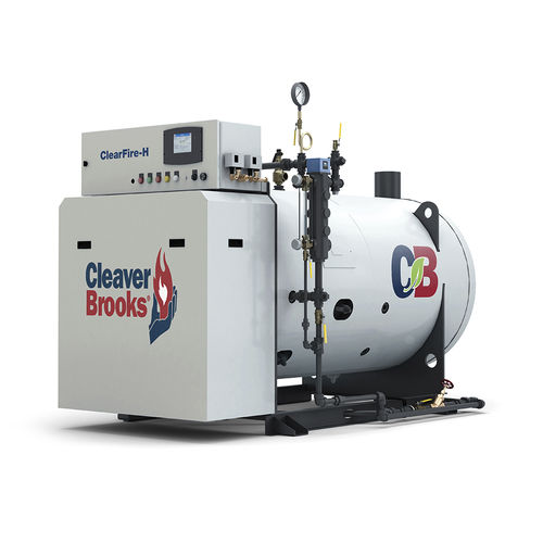 Dampfkessel - ClearFire-H - Cleaver-Brooks - Erdgas / horizontal / geringem NOx-Ausstoss