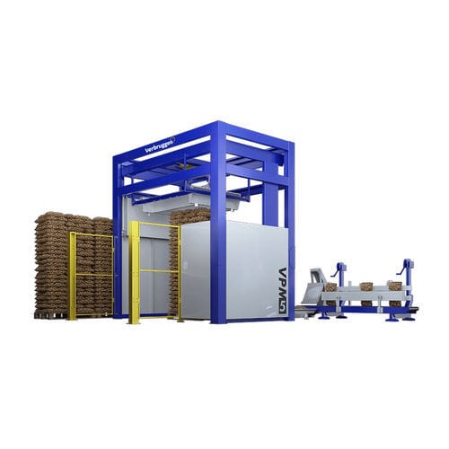 Bodenlade-Palettierer - VPM-5 - Verbruggen Palletizing Solutions - mit Stapelmaschine / für Säcke / Umschlag