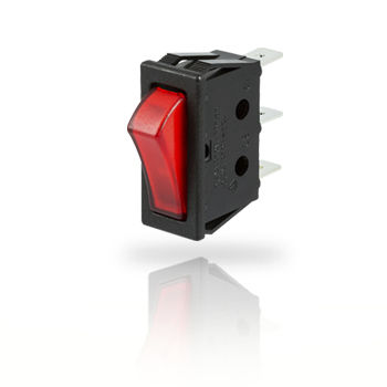 Wippschalter - TR Series - ZF switches and sensors - Federdruck / einpolig / beleuchtet