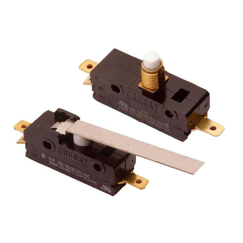 Schnapp-Mikroschalter - E Series - ZF switches and sensors - Federdruck / SPDT / bipolar
