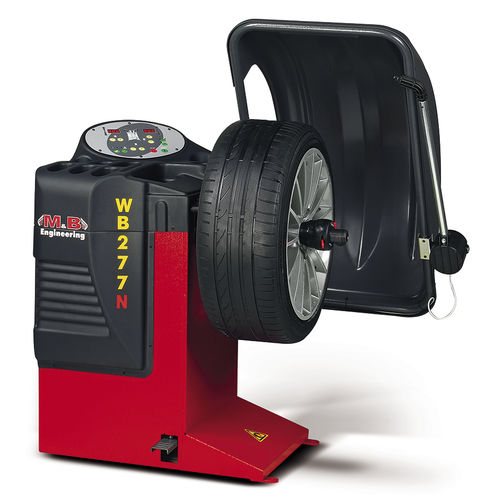 Reifenwuchtmaschine für PKW - WB 277 N - M & B Engineering S.r.l. - für Motorrad / automatisch