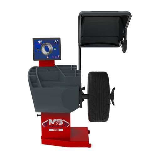 Reifenwuchtmaschine für PKW - MB550 - M & B Engineering S.r.l. - automatisch / mit Touchscreen