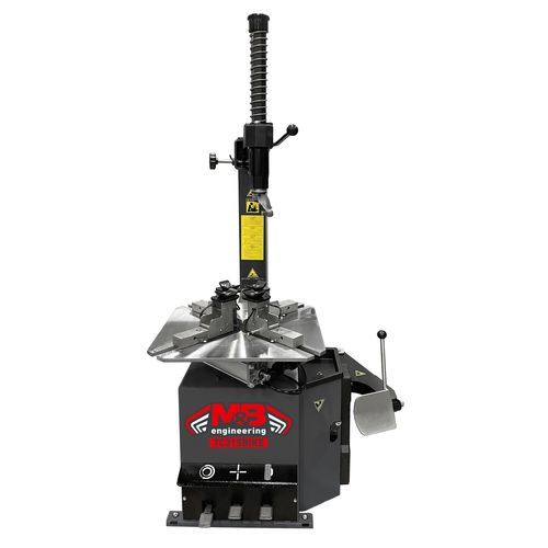 Reifenmontiermaschine für Motorrad - TC315 BIKE - M & B Engineering S.r.l. - halbautomatisch / horizontal / vertikal