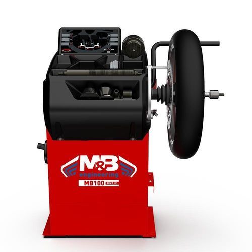 Reifenwuchtmaschine für Motorrad - MB100 BIKE HS - M & B Engineering S.r.l. - automatisch / computergestützt